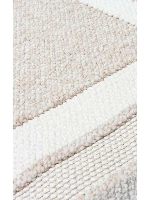 Clam Serisi Bukle Dokuma Bej/Gri Renk Halı EH-5406