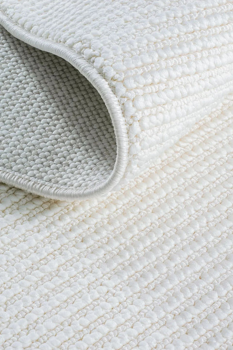 Clam Serisi Bukle Dokuma Ekru Renk Halı TH-176