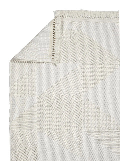 Clam Serisi Bukle Dokuma Ekru Renk Halı GH-3007K