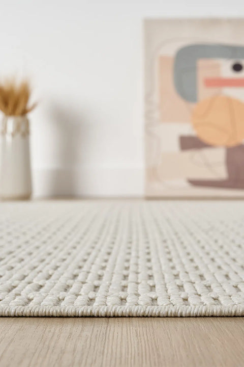 Avina Serisi Krem Kolay Temizlenebilir Sisal Halı SH-30