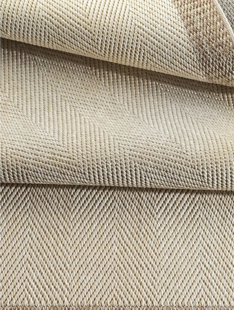 Alfa Serisi Makinede Yıkanabilir Bej/Vizon Sisal Halı NX-45