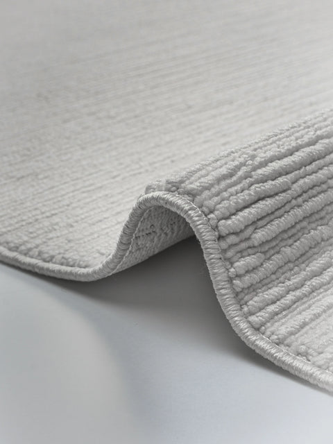 Clam Serisi Bukle Dokuma Gri Renk Halı NX-3036