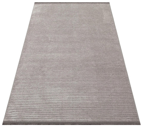 Mercan Serisi Gri Renk Makinede Yıkanabilir Kilim NX-3059