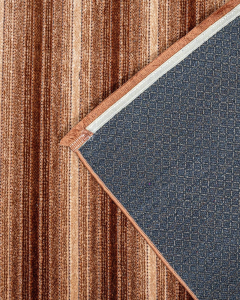 Mercan Serisi Terra Renk Makinede Yıkanabilir Kilim NX-3030