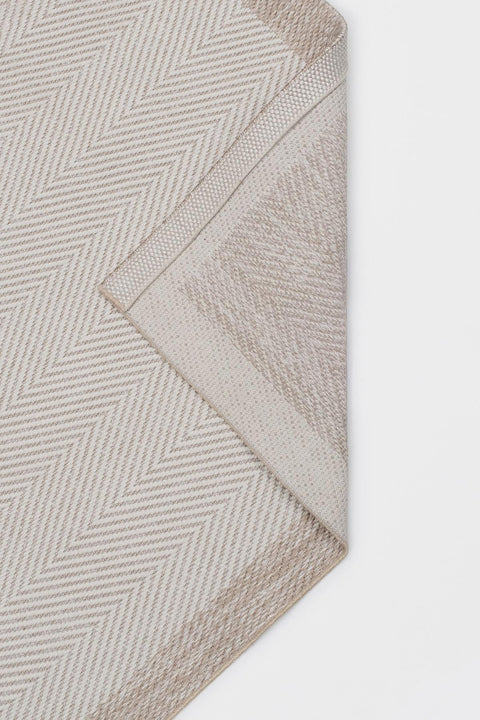 Alfa Serisi Makinede Yıkanabilir Krem/Bej Sisal Halı NX-43