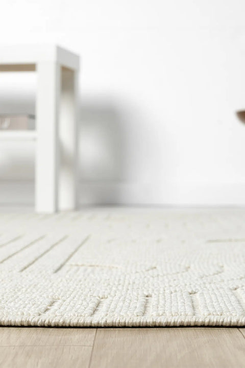 Avina Serisi Krem Kolay Temizlenebilir Sisal Halı SH-35