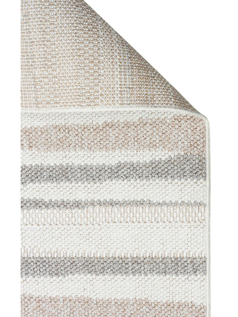 Clam Serisi Bukle Dokuma Bej Gri Renk Halı EH-5403