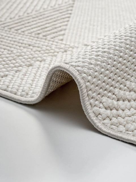 Clam Serisi Bukle Dokuma Ekru Renk Halı GH-3007K