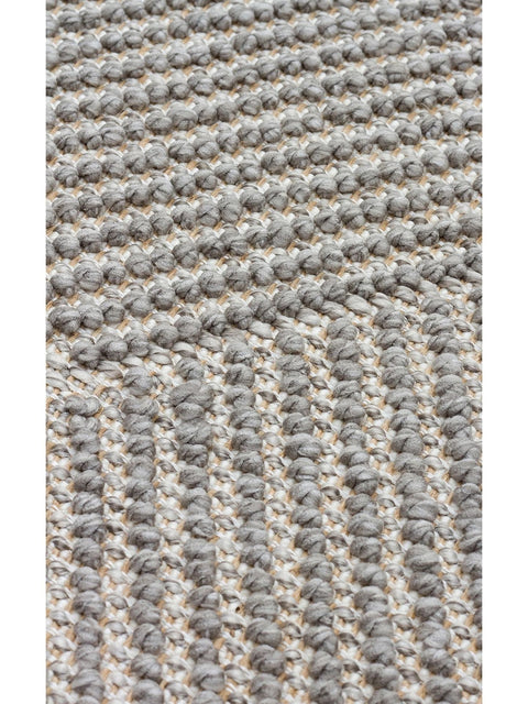 Clam Serisi Bukle Dokuma Gri Renk Halı EH-5407