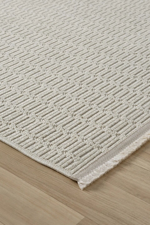 Avina Serisi Krem Kolay Temizlenebilir Sisal Halı SH-30