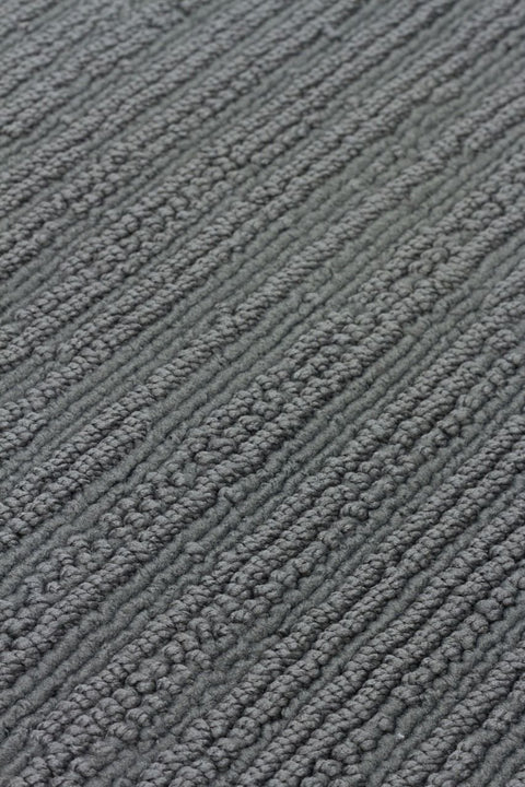 Clam Serisi Bukle Dokuma Antrasit Renk Halı NX-3035