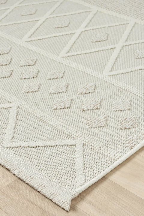 Avina Serisi Krem/Bej Kolay Temizlenebilir Sisal Halı SH-29