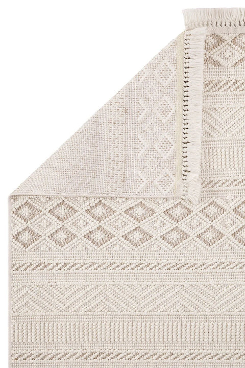 Clam Serisi Bukle Dokuma Ekru/Bej Renk Halı NX-3021K