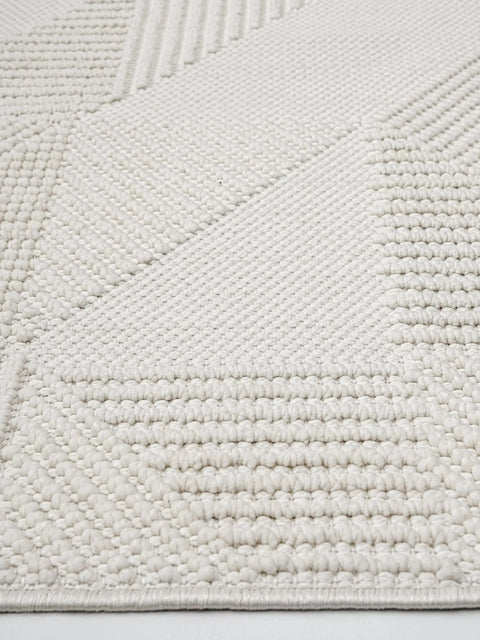 Clam Serisi Bukle Dokuma Ekru Renk Halı GH-3007K