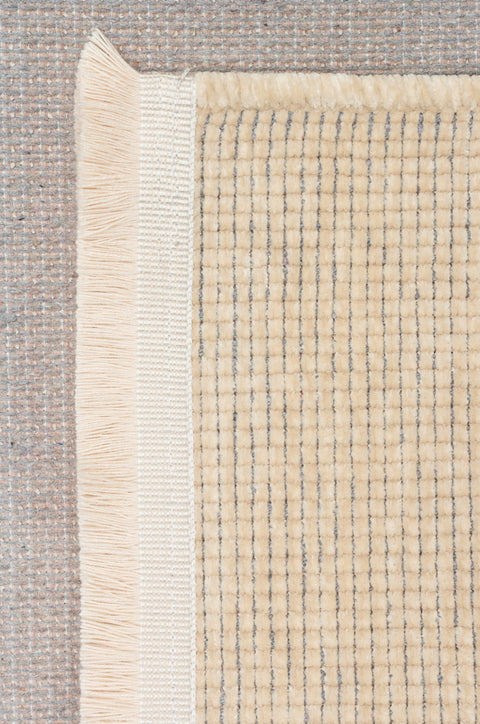 Mercan Serisi Bej Renk Makinede Yıkanabilir Kilim NX-3047