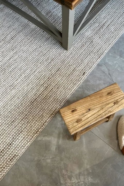 Clam Serisi Bukle Dokuma Bej Renk Halı OH-342