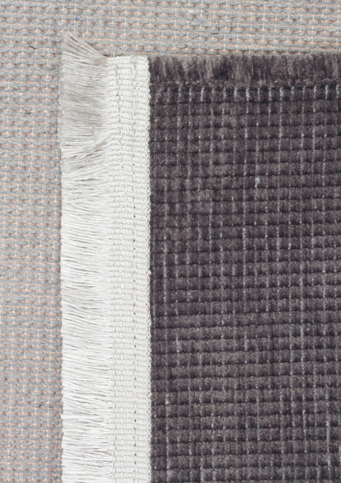 Mercan Serisi Antrasit Renk Makinede Yıkanabilir Kilim NX-3046