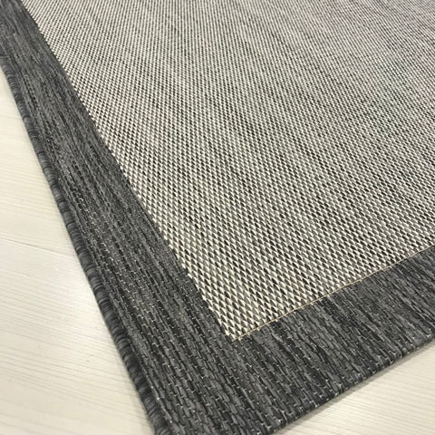 Alfa Serisi Makinede Yıkanabilir Gri Sisal Halı NX-37