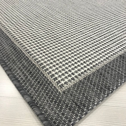Alfa Serisi Makinede Yıkanabilir Ekru/Antrasit Sisal Halı NX-33