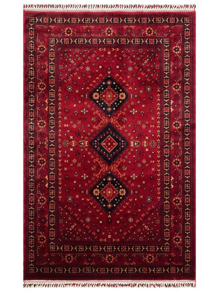 Anatolian Tencel Touch Serisi Geleneksel Anadolu Motifli Tencel Uşak Halısı – Özel El İşçiliği NX-673