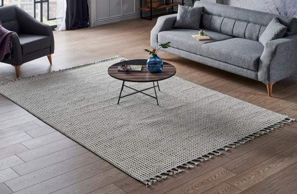 Nordic Serisi Krem/Gri Renk Modern Halı TH-88