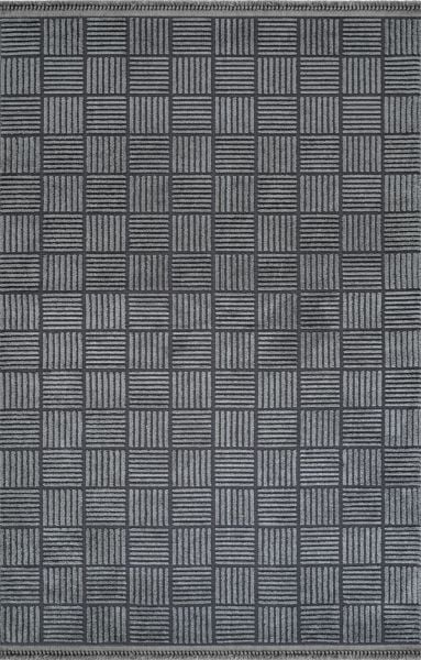 Madra Serisi Hav Toz Vermeyen Modern Dayanıklı Antrasit Halı AP-6825