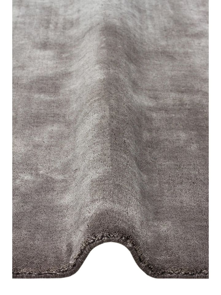 Linum Serisi Doğal Keten ve Pamuk Harmanlı Antrasit El Dokuma Halı NX-731