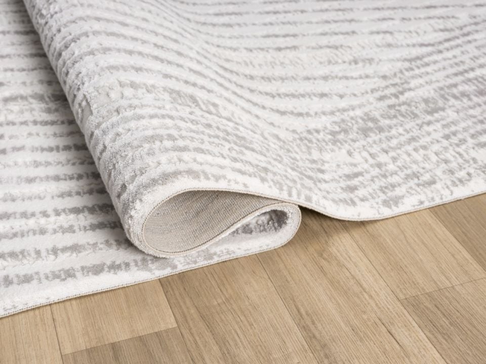 Monza Serisi Gri Renk Akrilik Halı SH-0558G