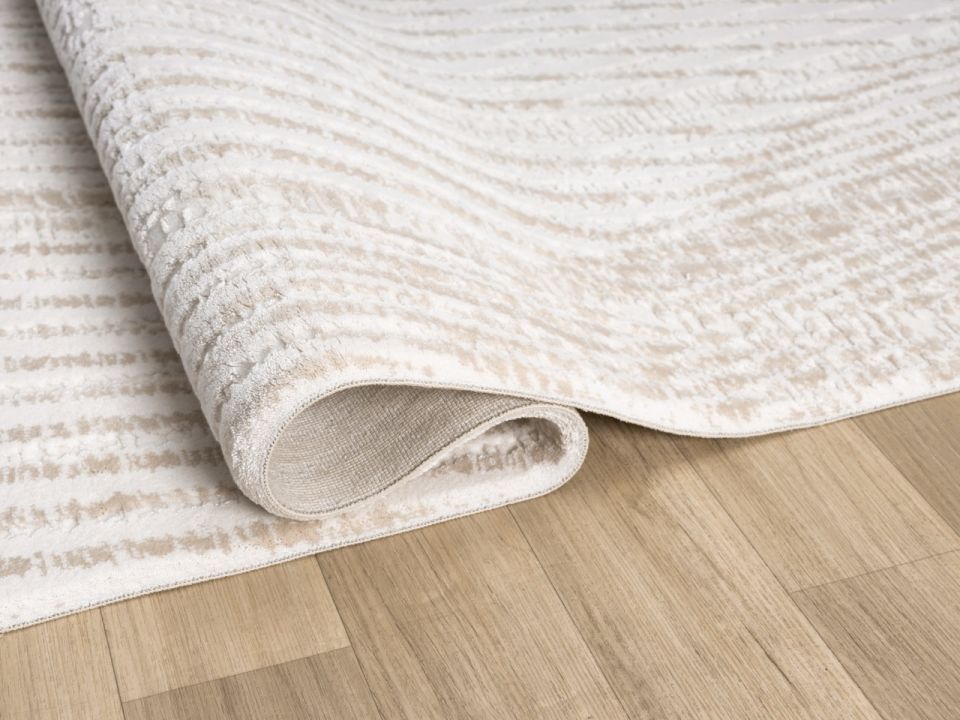 Monza Serisi Bej Renk Akrilik Halı SH-0558B