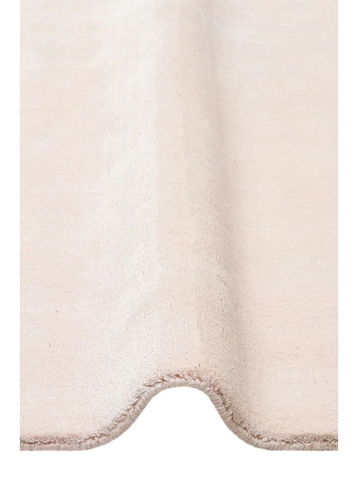 Linum Serisi Doğal Keten ve Pamuk Harmanlı Pudra El Dokuma Halı NX-734