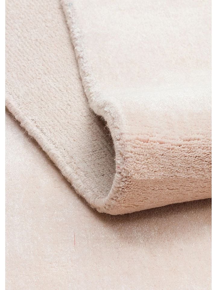 Linum Serisi Doğal Keten ve Pamuk Harmanlı Pudra El Dokuma Halı NX-734