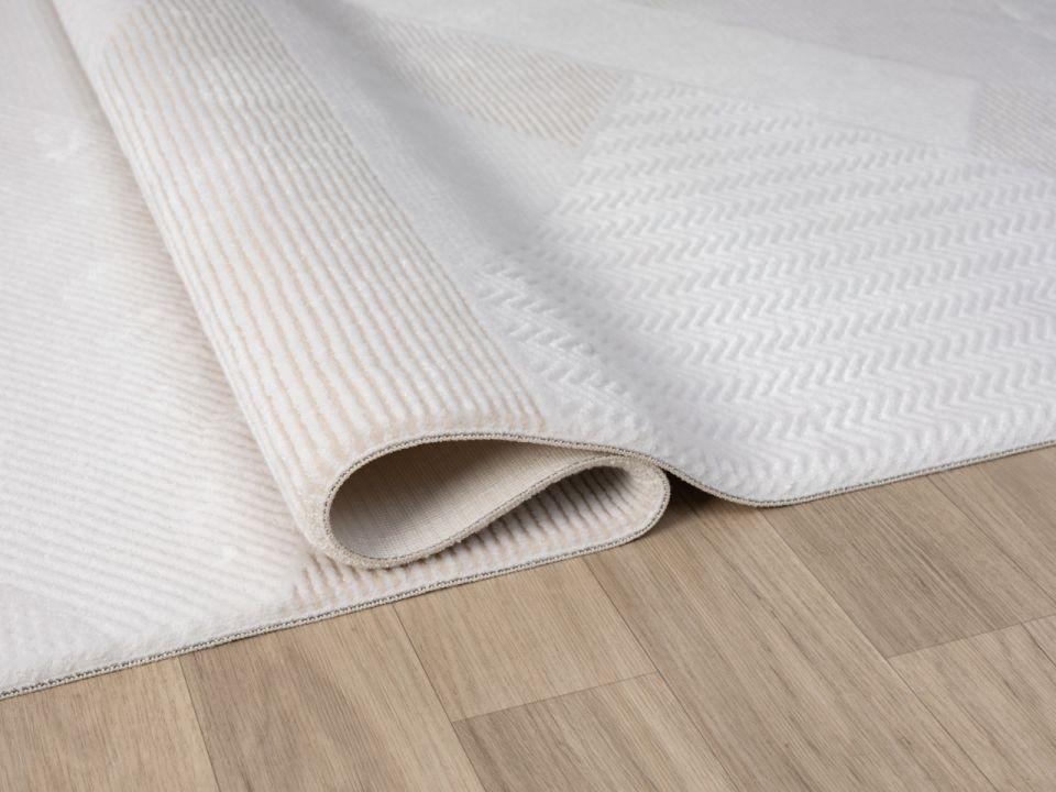 Monza Serisi Bej Renk Akrilik Halı SH-0557