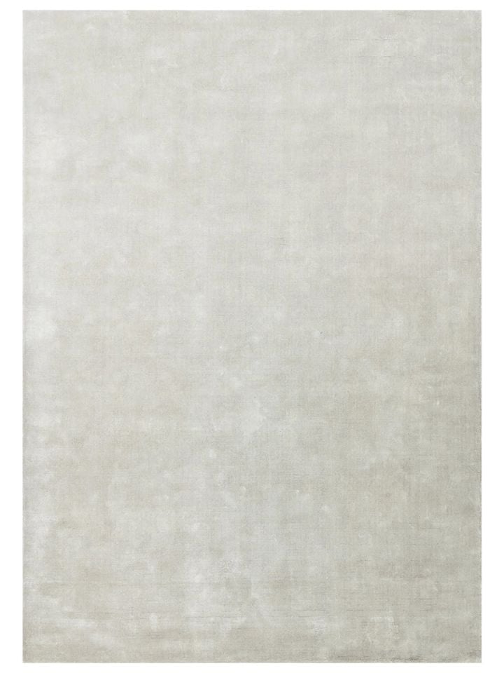 Linum Serisi Doğal Keten ve Pamuk Harmanlı Gri El Dokuma Halı NX-735