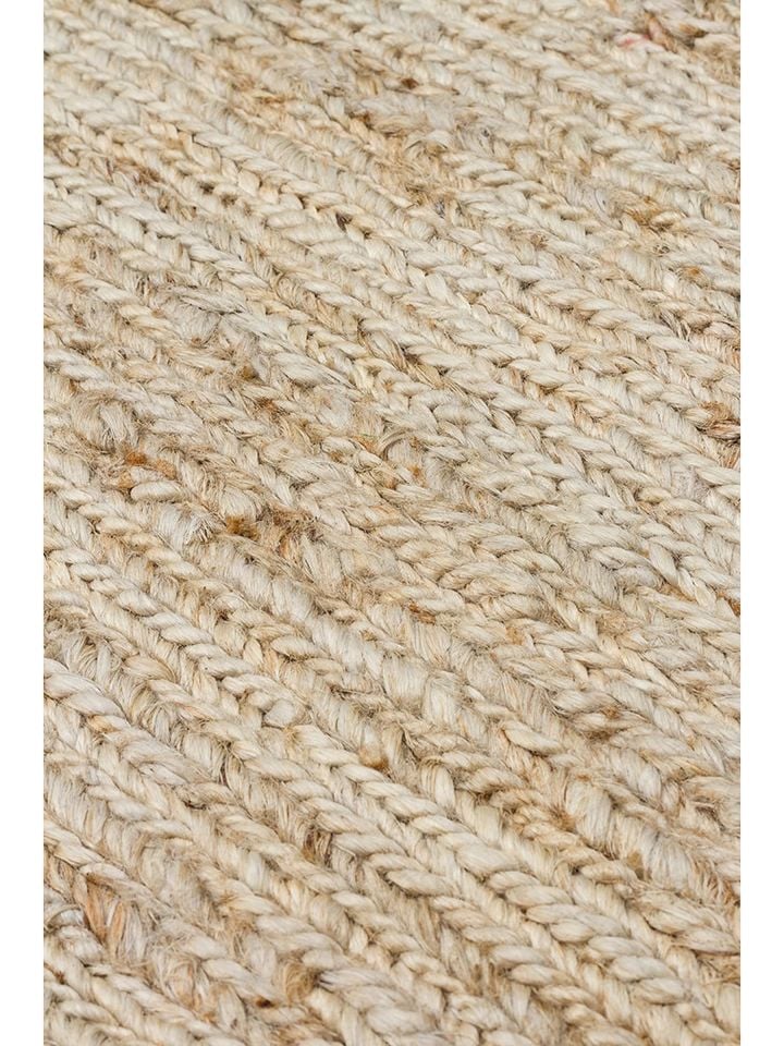 Tera Serisi %100 Doğal Jüt Sumak (Balıksırtı) Örgü Teknikli Bej El Halısı NX-737
