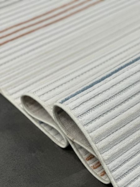 Polo Serisi Ekru/Multi Modern Halı NX-6952