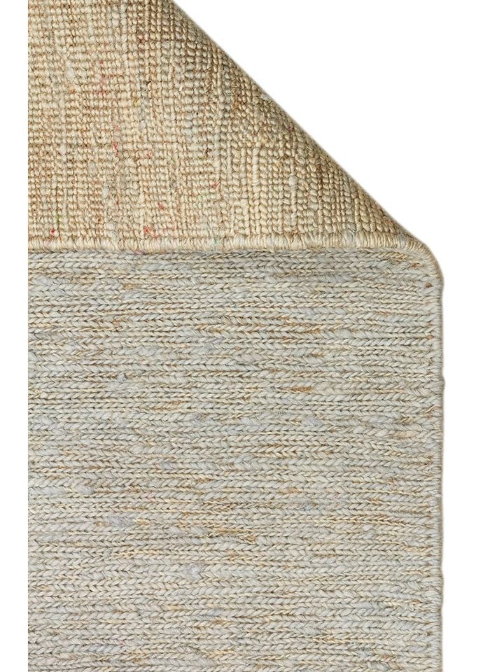 Tera Serisi %100 Doğal Jüt Sumak (Balıksırtı) Örgü Teknikli Gri El Halısı NX-738