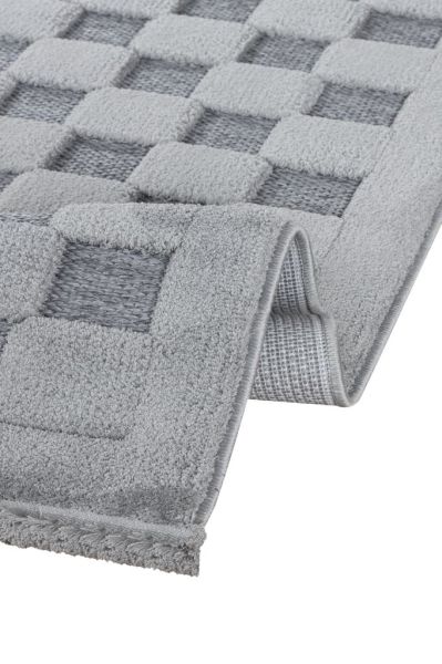 Bony Serisi Modern Gri Renk Halı AP-4213