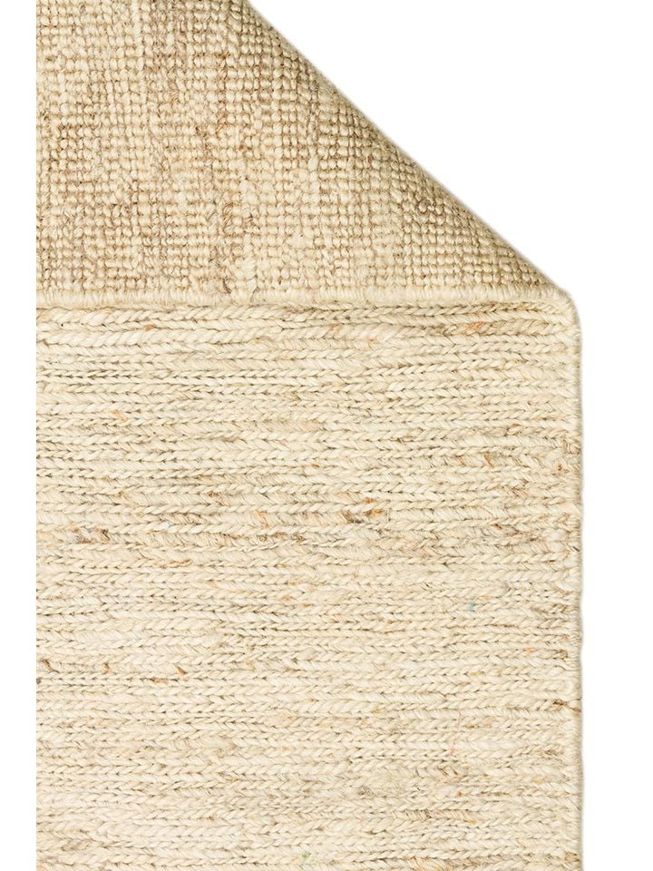 Tera Serisi %100 Doğal Jüt Sumak (Balıksırtı) Örgü Teknikli Krem El Halısı NX-740
