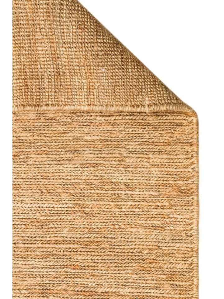 Tera Serisi %100 Doğal Jüt Sumak (Balıksırtı) Örgü Teknikli Natural El Halısı NX-741