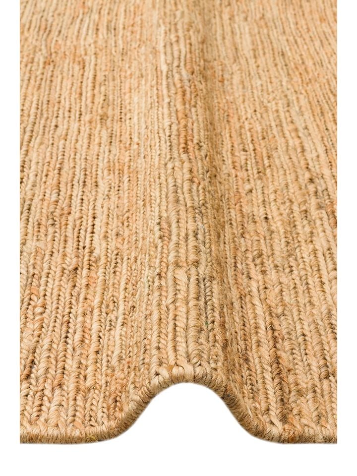 Tera Serisi %100 Doğal Jüt Sumak (Balıksırtı) Örgü Teknikli Natural El Halısı NX-741