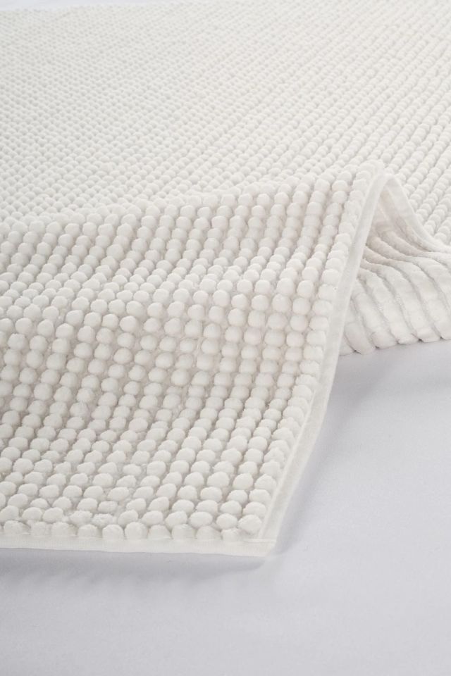 Cloud Serisi Makinede Yıkanabilir Beyaz Yumuşak Halı NX-124