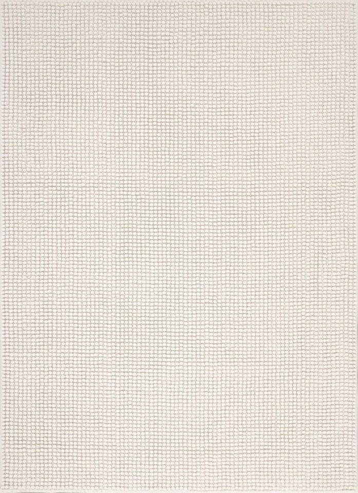 Cloud Serisi Makinede Yıkanabilir Beyaz Yumuşak Halı NX-124