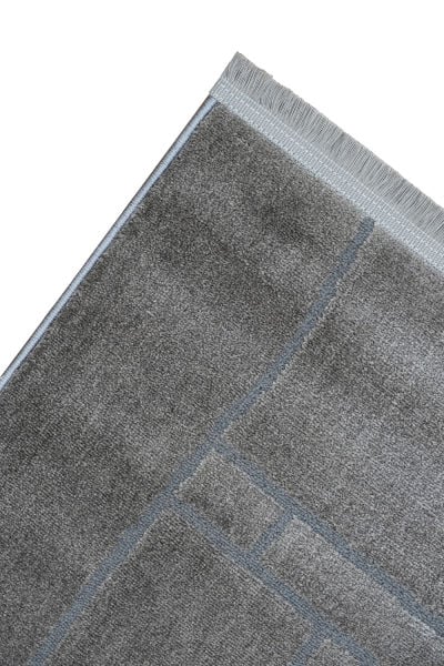 Bony Serisi Antrasit Renk Modern Halı CH-89