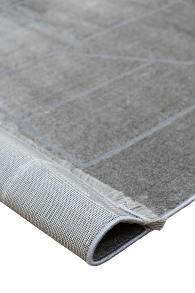 Bony Serisi Antrasit Renk Modern Halı CH-89