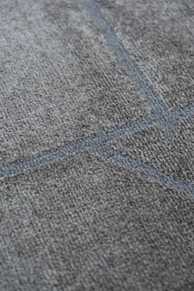 Bony Serisi Antrasit Renk Modern Halı CH-89