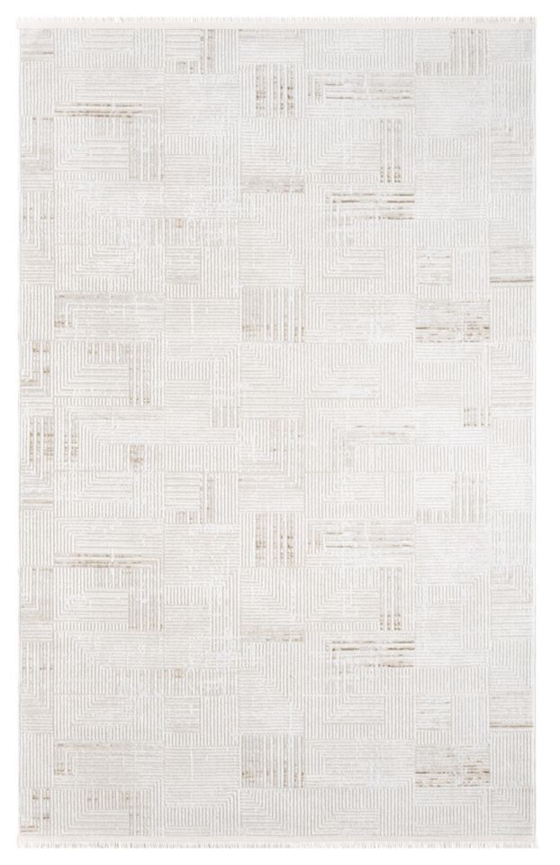 Vera Serisi Krem/Bej Makine Dokuma Halısı SH-141