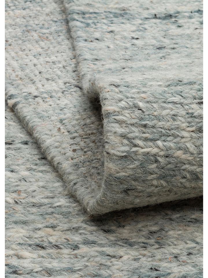 Sumak Artisan Serisi %100 Naturel Yeni Zelanda Yünü & Pamuk Mavi Renk El Dokuma Halı NX-746