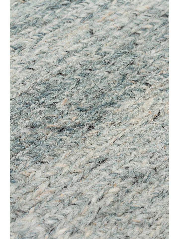 Sumak Artisan Serisi %100 Naturel Yeni Zelanda Yünü & Pamuk Mavi Renk El Dokuma Halı NX-746