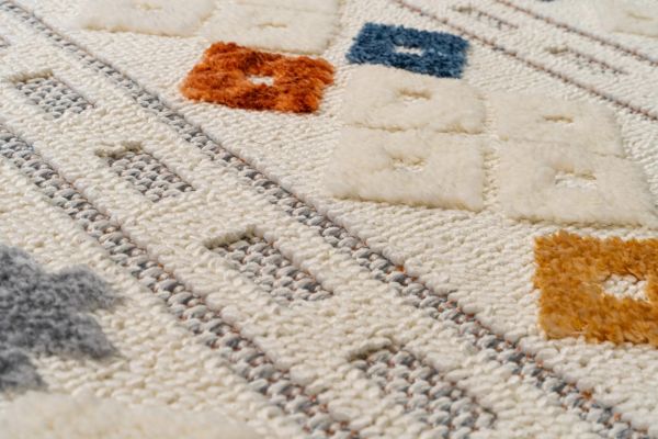 Bony Serisi Multi Renk Modern Halı SH-152