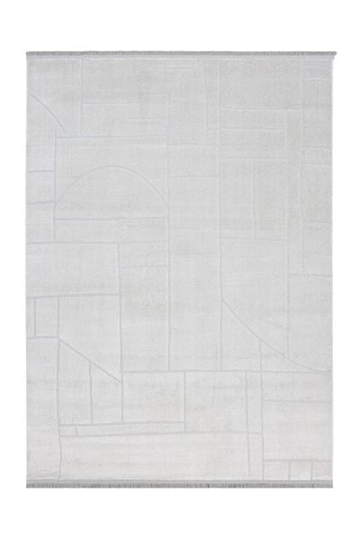 Bony Serisi Gri Renk Modern Halı CH-90